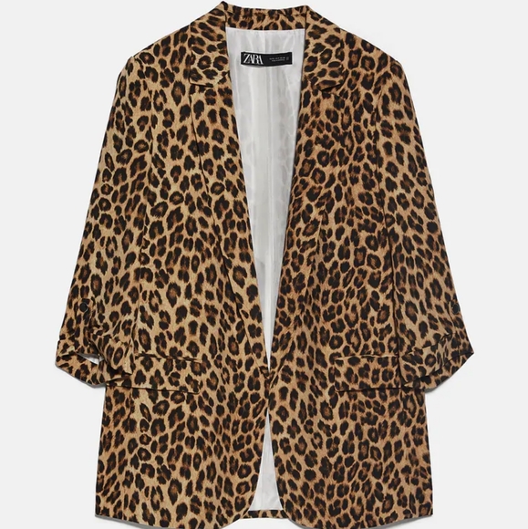 Zara leopard print blazer - Picture 2 of 13